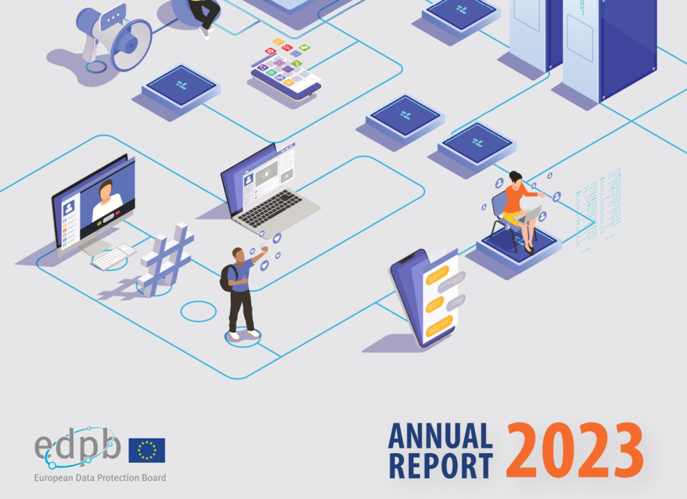 Cover des EDPB Annual Report 2023